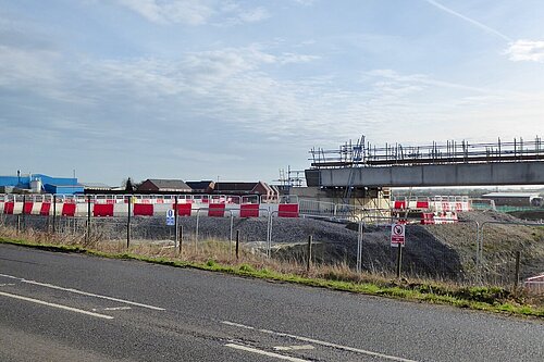 View of HS@ Construction near Southam