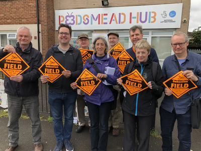 Sebastian Field and the Liberal Democrat team