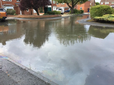 Lambourn Close flooding