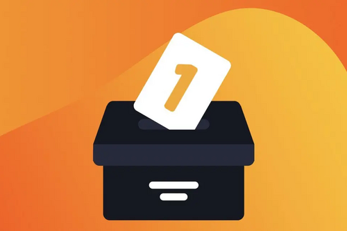 Lib Dem ballot box graphic