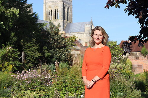 JESS outside Cathedral