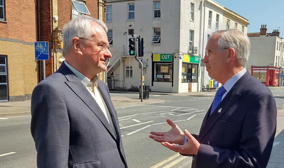 Jeremy Hilton with PCC Chris Nelson