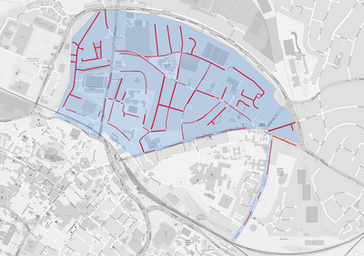 Kingsholm parking map