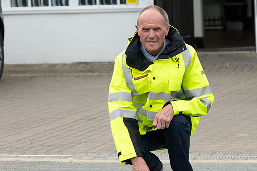 Paul in Hi Viz