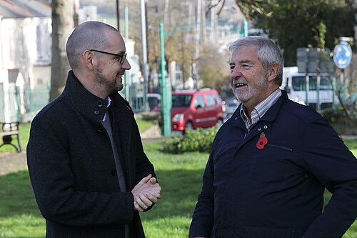 Colin Martin with Colin Breed