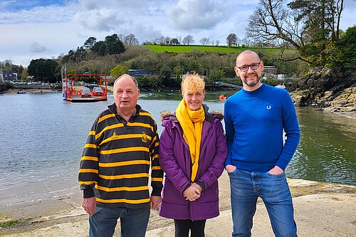 Jim, Hilary and Colin