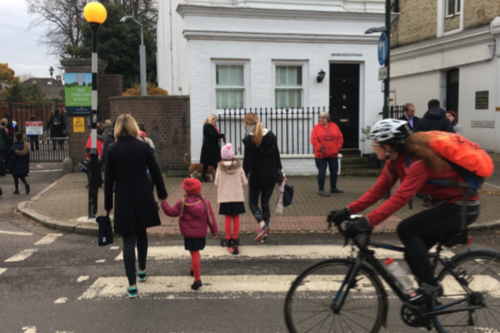 Children going to school