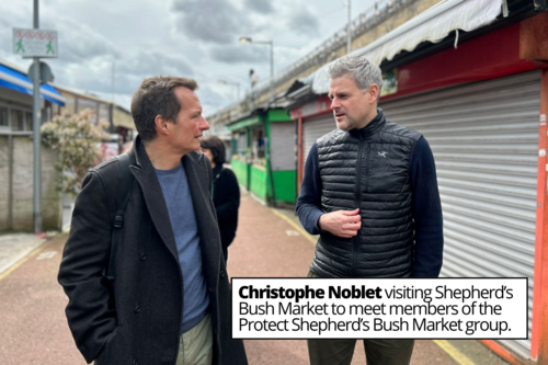 Christophe at Shepherd's Bush Market