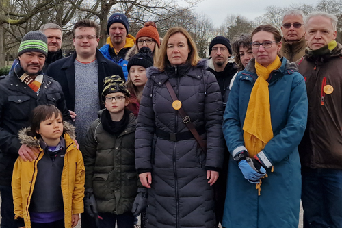 Councillor Marie Goldman with central Chelmsford residents