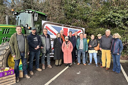 Jess with Farmers