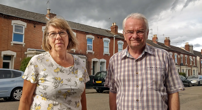 Angela Conder and Jeremy Hilton in Oxford Road