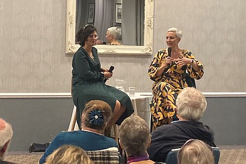 Layla Moran and Alex Brewer in conversation