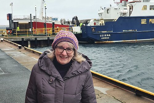 Beatrice at Lerwick Stop of Bressay Ferry