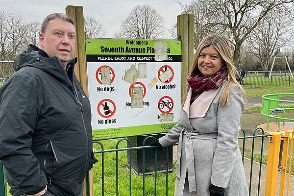 Richard Price and Caroline Courtney are part of the Liberal Democrat team for Tuffley.