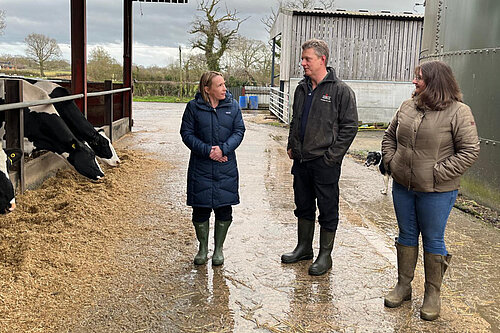 Helen at a North Shropshire farm